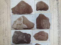 明治42年に岐阜県へ落下した隕石写真